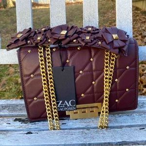 NWT Zac Posen Studded leather handbag